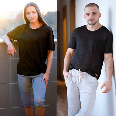 100% organic linen t-shirt