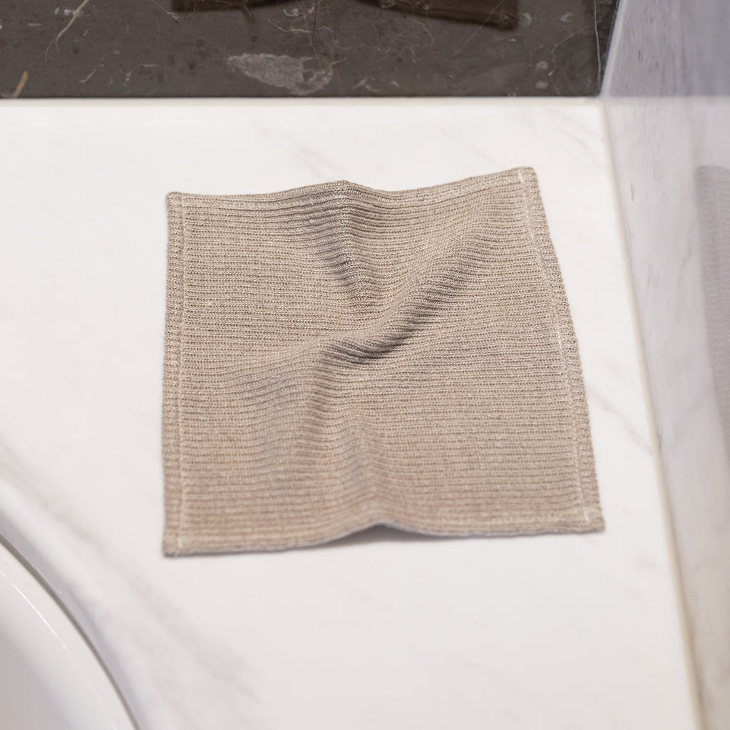 organic linen wash cloth