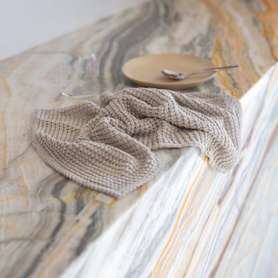 organic linen kitchen towel plastic-free