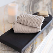 Load image into Gallery viewer, organic linen knit kitchen towels