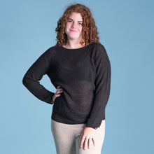 Load image into Gallery viewer, women&#39;s organic linen knit sweater