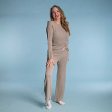 Load image into Gallery viewer, organic linen knit pants for ladies