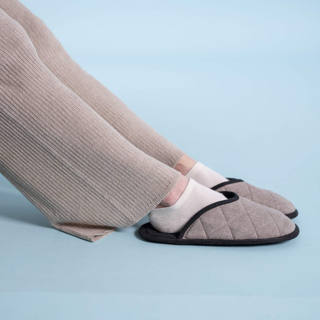 organic linen house shoes