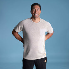 Load image into Gallery viewer, 100% organic linen t-shirt synthetics-free