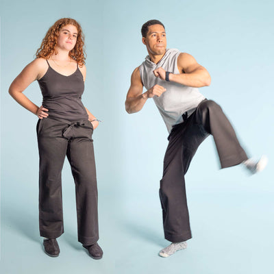 hemp karate pants polyester-free