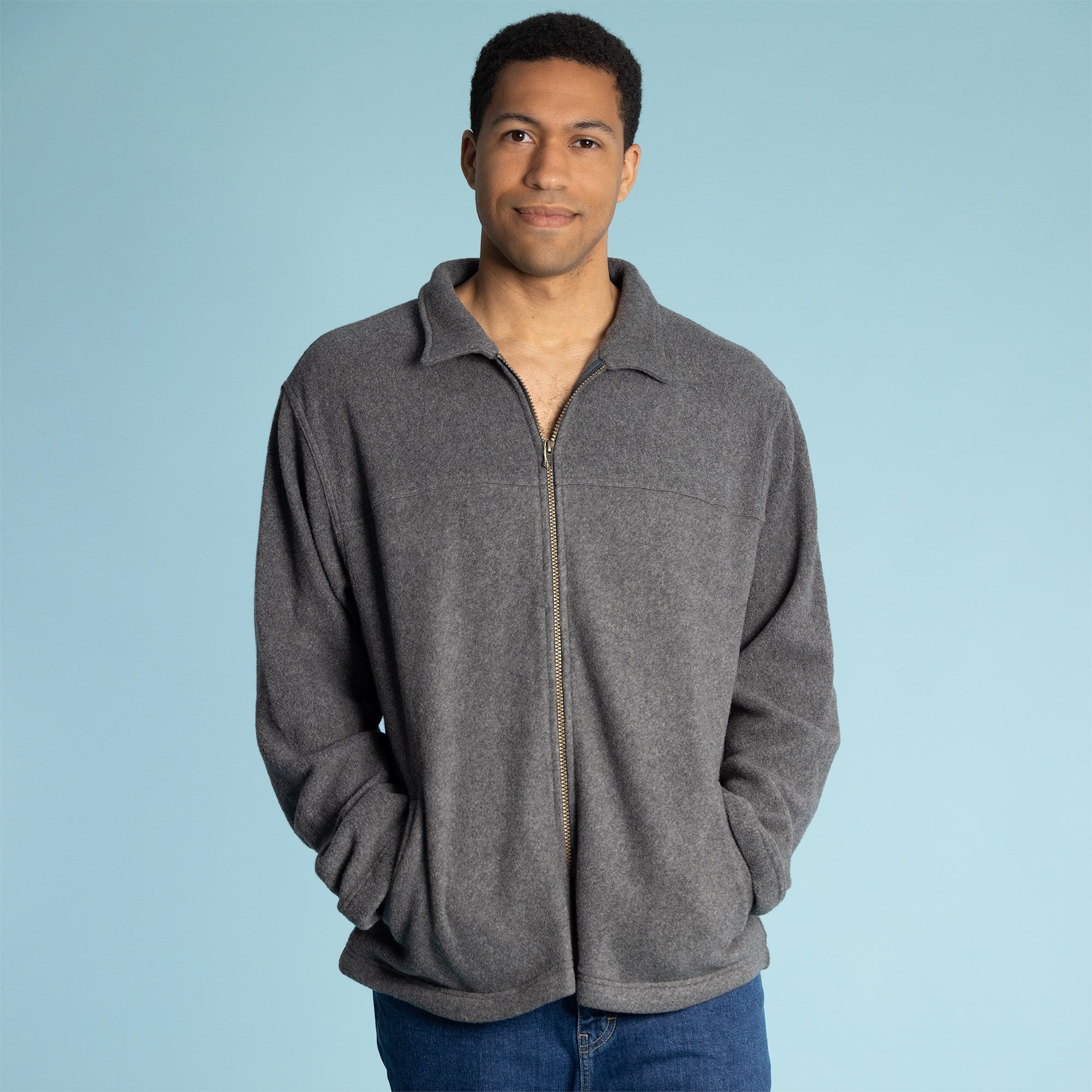 Aurora Medicine Animals 2 Zippered Collared Lightweight Jacket main image 0