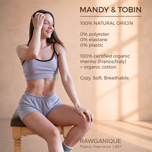 Load image into Gallery viewer, 100% organic merino wool bra