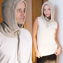 Load image into Gallery viewer, 100% organic linen hoodie hat