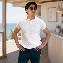 Load image into Gallery viewer, 100% organic merino polo shirt polyester-free plastic-free
