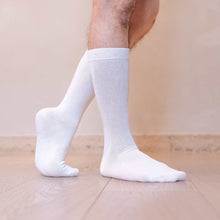 Load image into Gallery viewer, MARYLAND Elastic-free 3-Ply 100% Organic Cotton Crew Socks (No Compression, No Latex, No Polyester, No Polyamide, No Nylon, No Synthetics) (100% Biodegradable)