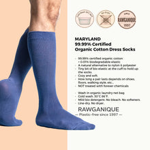 Load image into Gallery viewer, certified organic cotton dress socks polyester-free