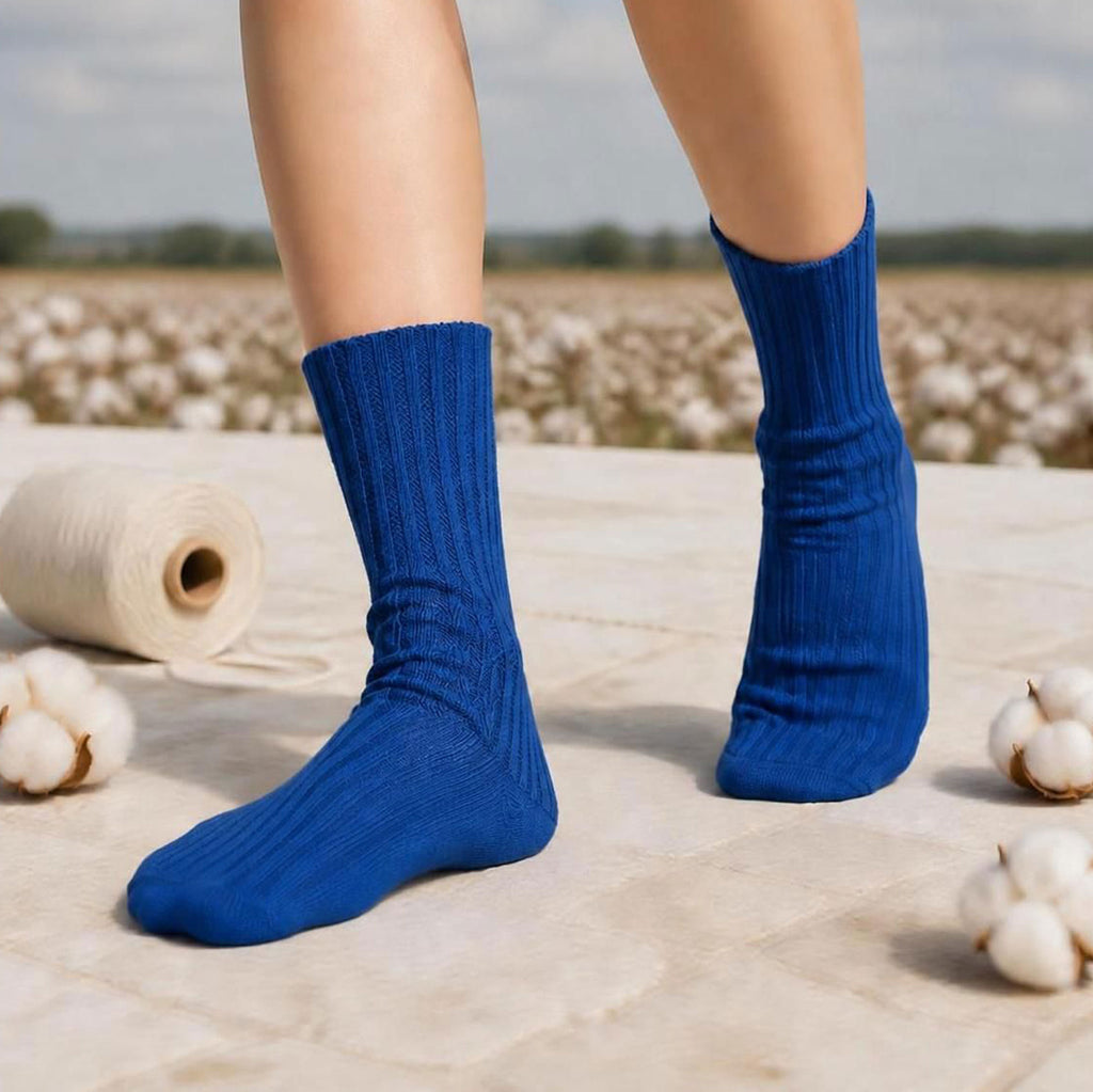 100% organic cotton socks completely plastic-free