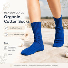 Load image into Gallery viewer, elastic-free 100% organic cotton socks plastic-free