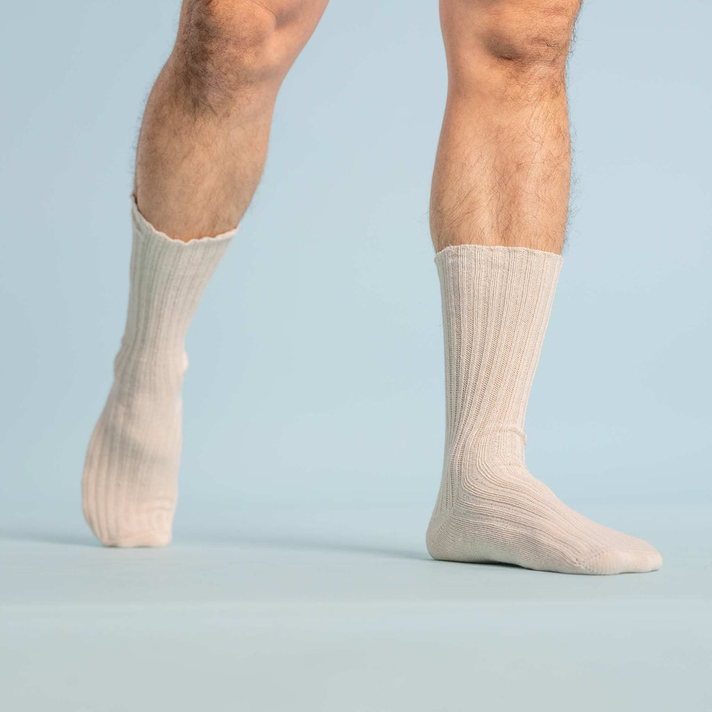 organic linen socks synthetics-free