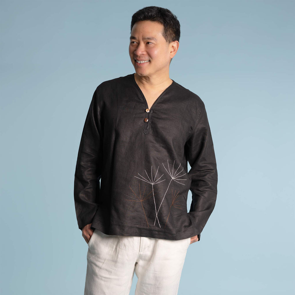 Hemp Meditation shirt black