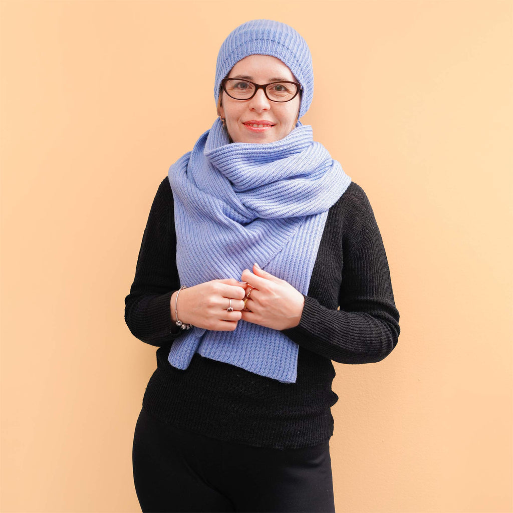 organic merino wool scarf