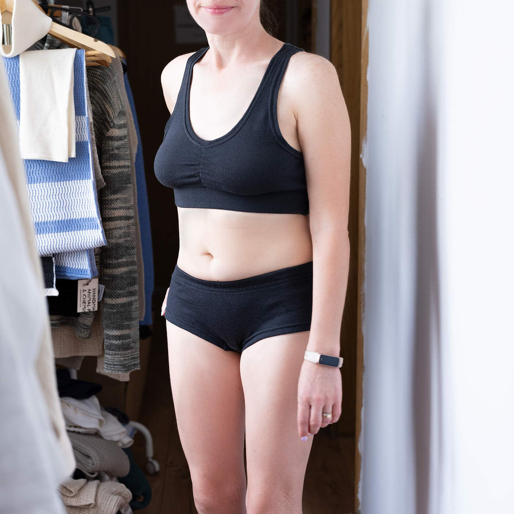 organic merino wool bra