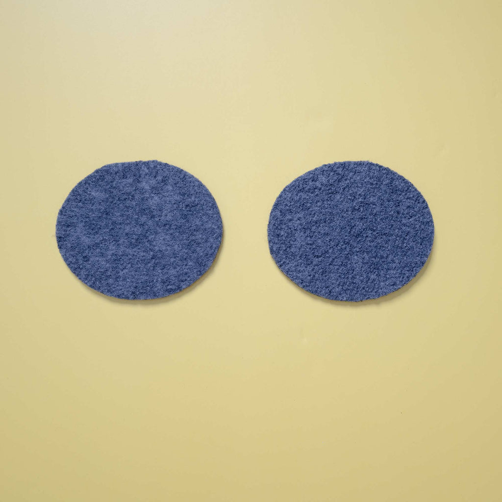 organic merino wool modesty cup pads