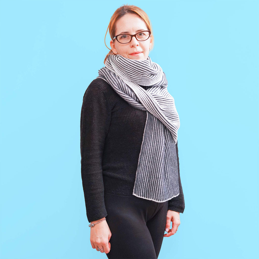 100% merino wool scarf