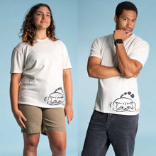 Load image into Gallery viewer, 100% organic merino t-shirt animal print