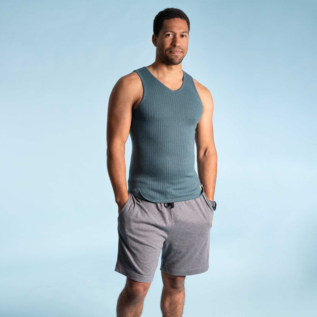 Organic merino tank top