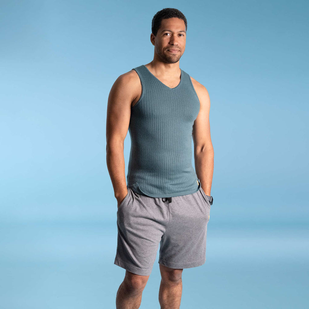 Organic merino tank top