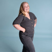 Load image into Gallery viewer, organic merino cardigan blouse
