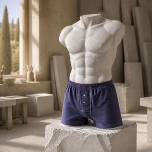 organic cotton knit boxer shorts plastic-free