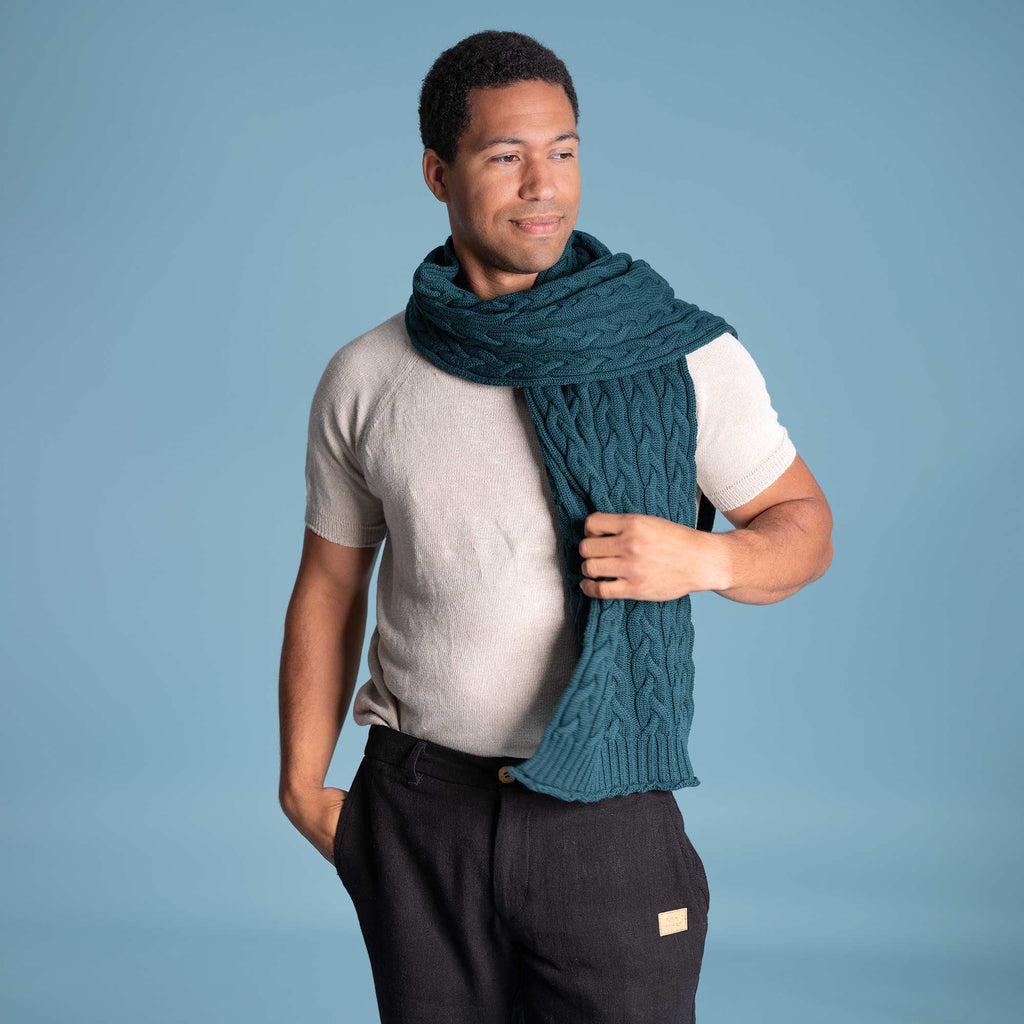Organic Merino Scarf Biodegradable