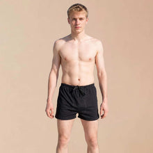 Load image into Gallery viewer, plastic-free 100% certified organic cotton knit lounge shorts pajama shorts polyester-free