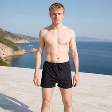 Load image into Gallery viewer, plastic-free 100% certified organic cotton knit lounge shorts pajama shorts polyester-free
