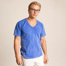 Load image into Gallery viewer, MONTEGO BAY 100% Organic Cotton V-Neck T-shirt (Grown &amp; Made in USA) (Latex-free, Elastic-free) (99.99% Biodegradable)