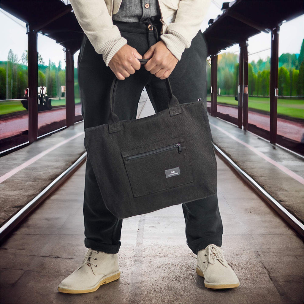 hemp commuter tote bag