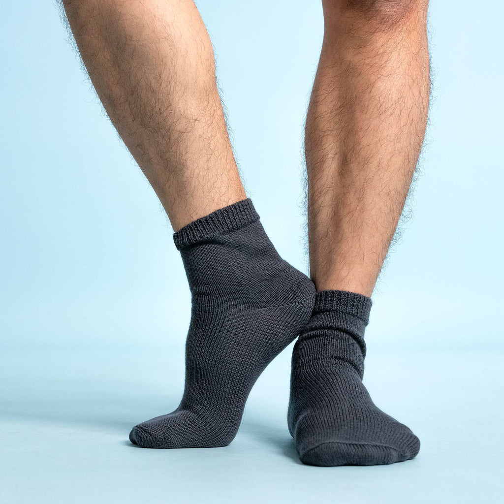 synthetics-free wool socks