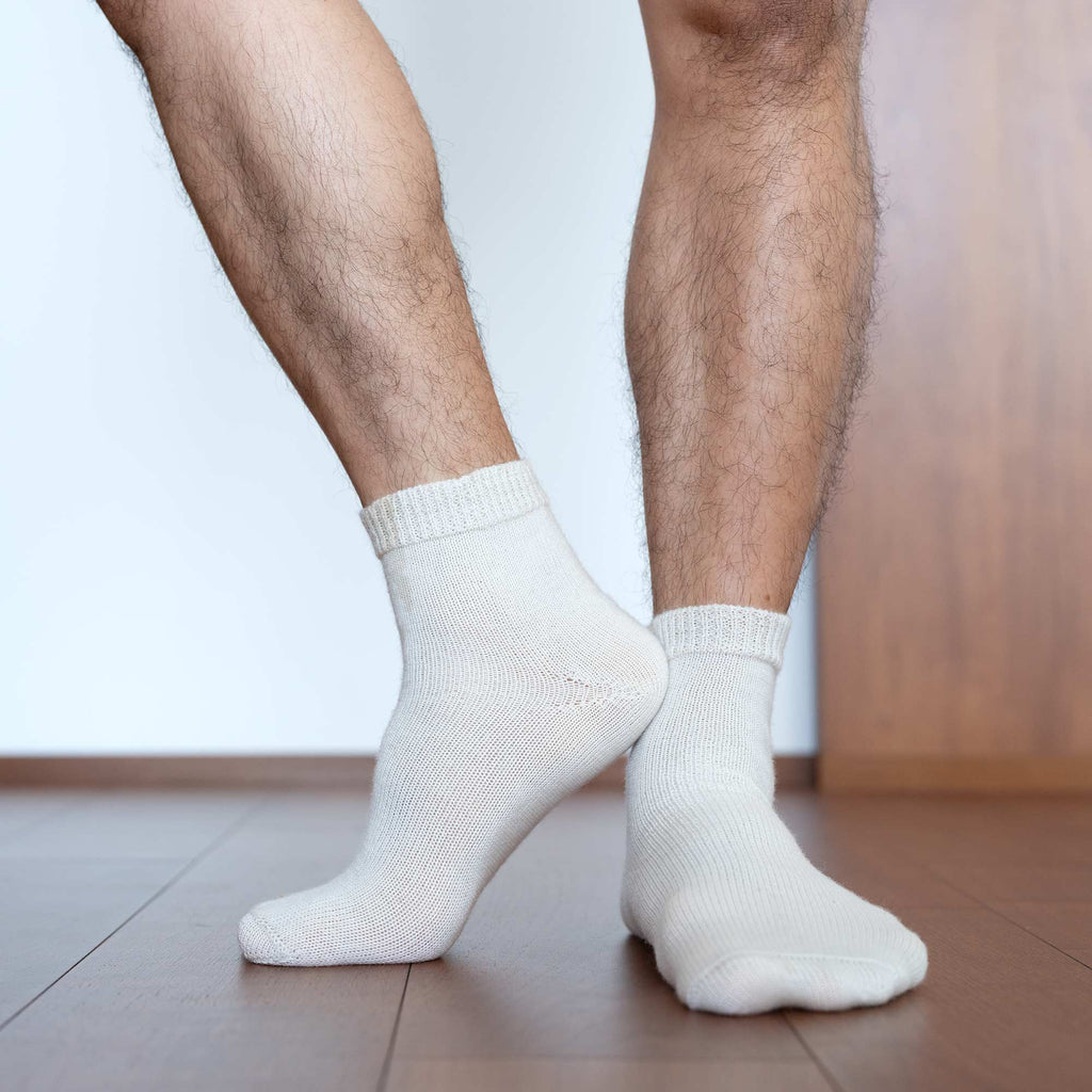 100% organic merino wool socks polyester-free