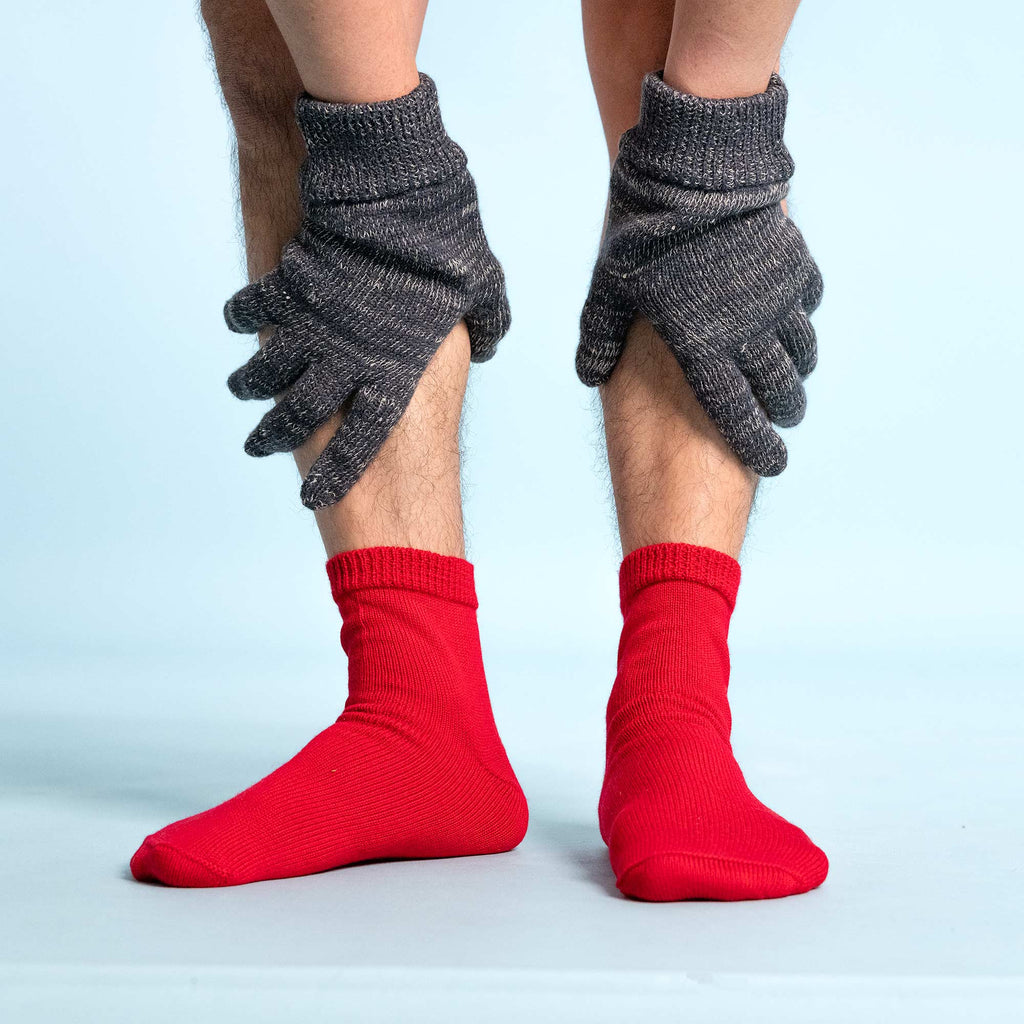 100% organic merino wool socks