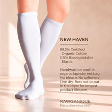 Load image into Gallery viewer, organic cotton knee high socks