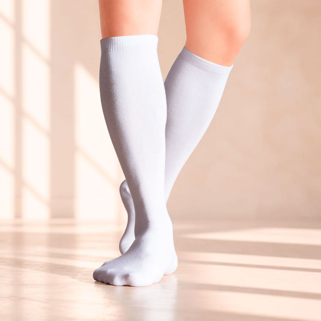 certified organic cotton knee-high socks
