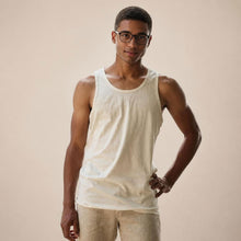 Load image into Gallery viewer, plastic-free 100% certified organic cotton tank top made in America