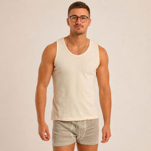 Load image into Gallery viewer, plastic-free 100% certified organic cotton tank top made in usa grown in usa