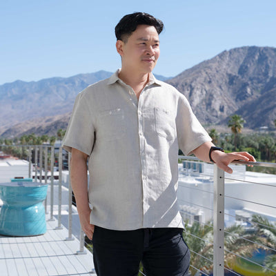 100% organic linen shirt