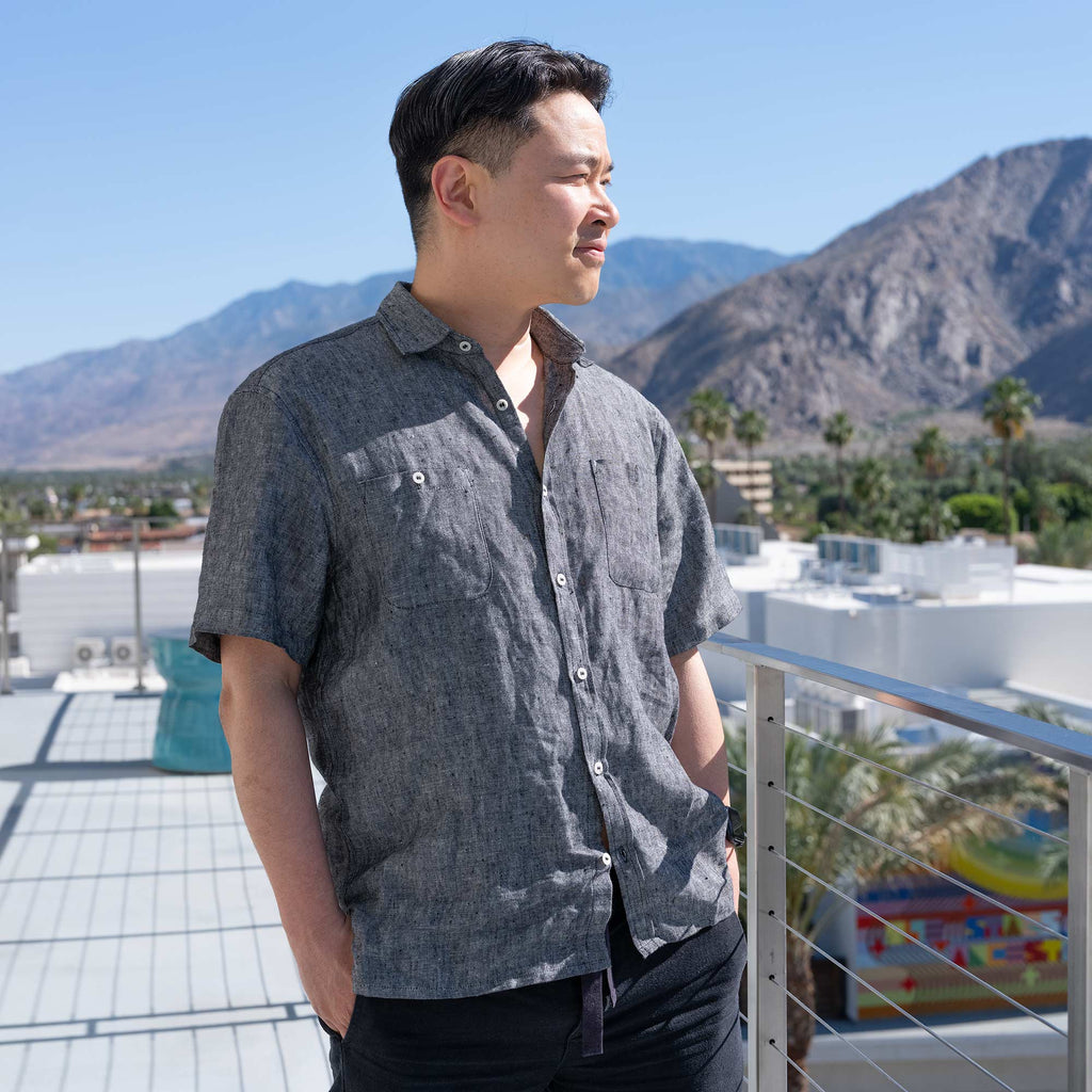 100% organic linen shirt