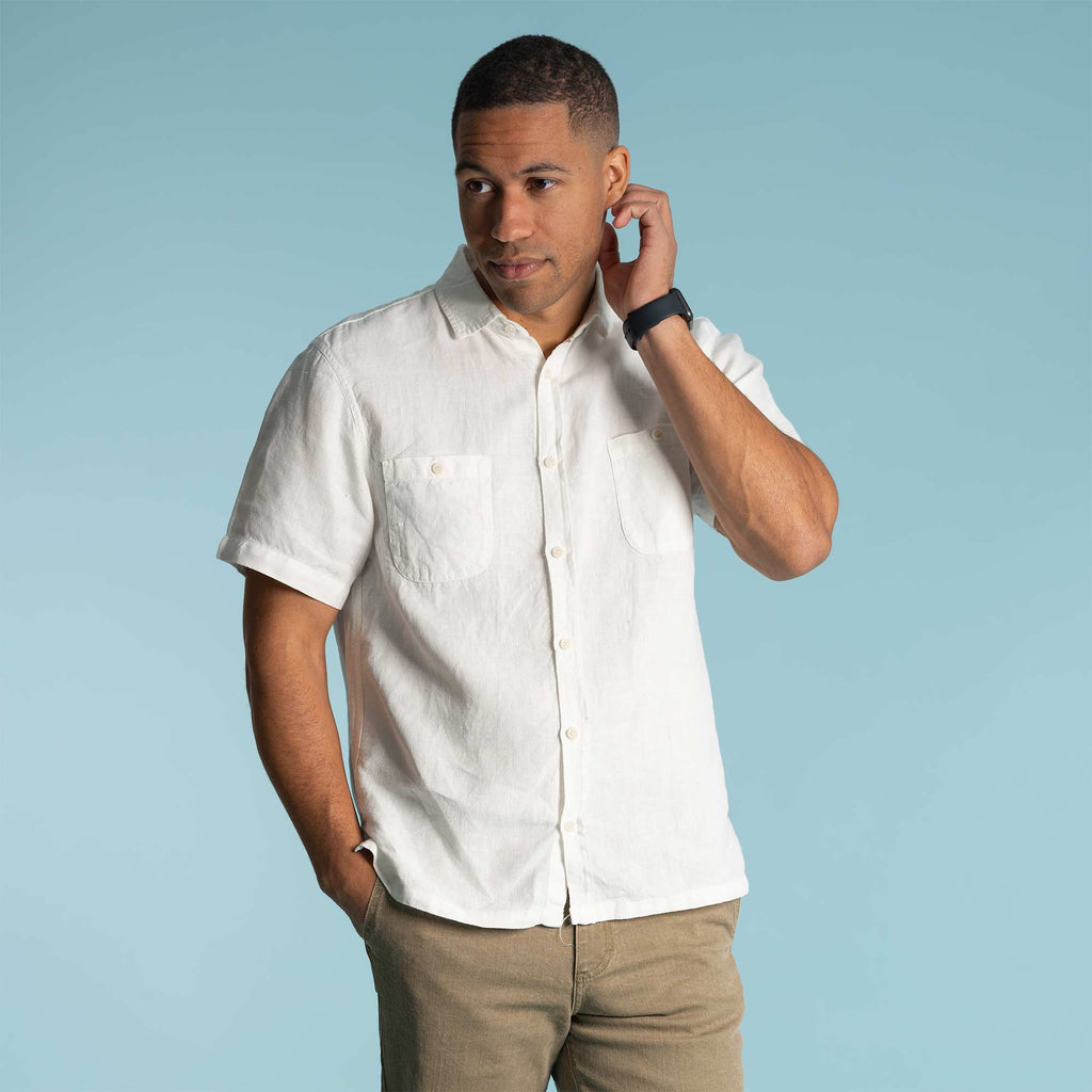 linen shortsleeve shirt