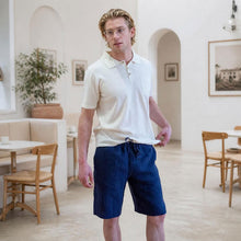 Load image into Gallery viewer, organic merino knitwear polo golf shirt plastic-free