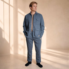 Load image into Gallery viewer, NORTHSHORE 100% Organic Cotton Fleece Jacket (OC Thread, Coconut Buttons, No Polyester, No Elastic, No Synthetics, No Plastic) (100% Natural Origin)