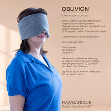 Load image into Gallery viewer, certified organic cotton eye shade sleep shade plastic-free