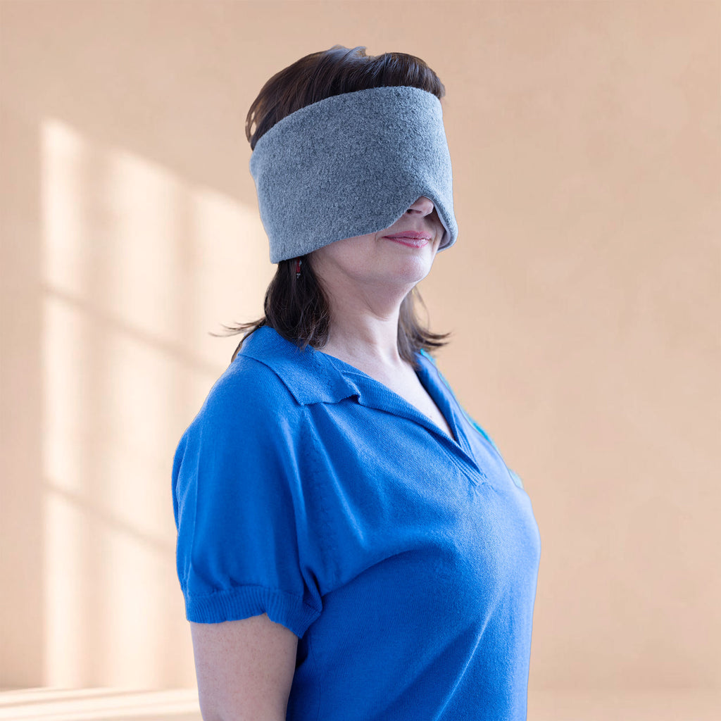 100% organic cotton sleep mask plastic-free polyester-free all-natural
