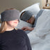 plastic-free 100% organic cotton blackout sleep mask