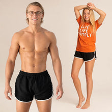 Load image into Gallery viewer, 100% organic linen workout shorts plastic-free