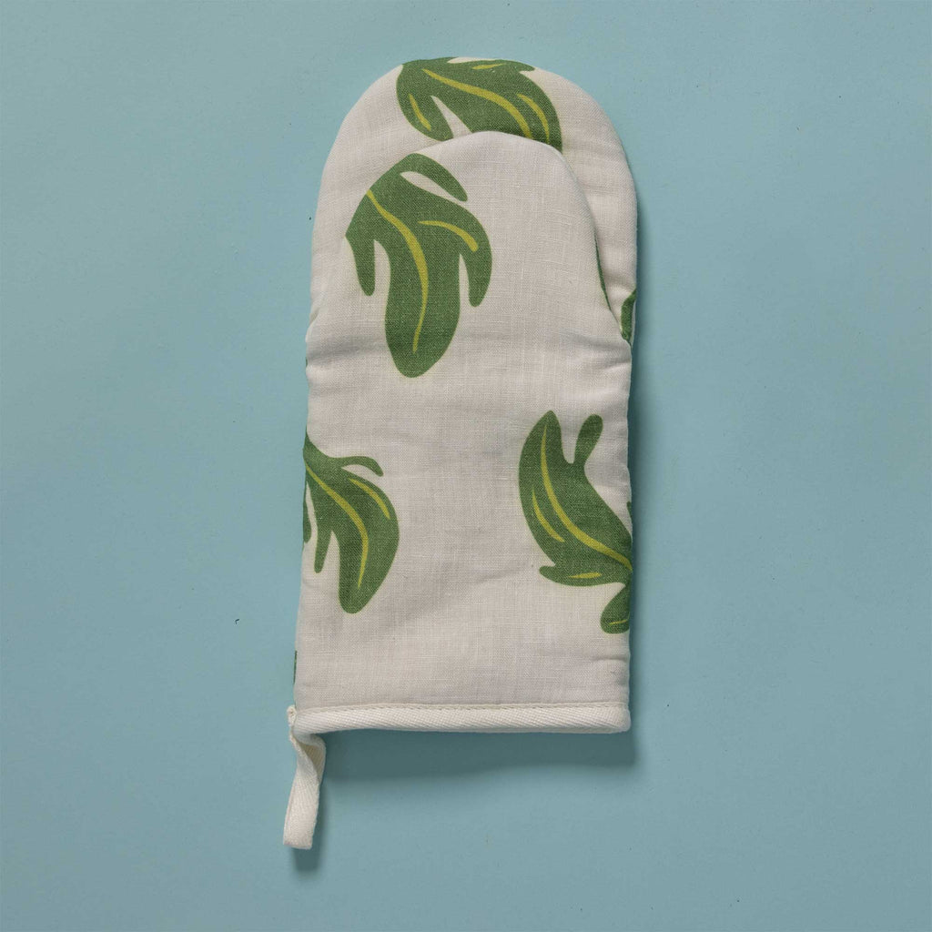 100% hemp oven mitt